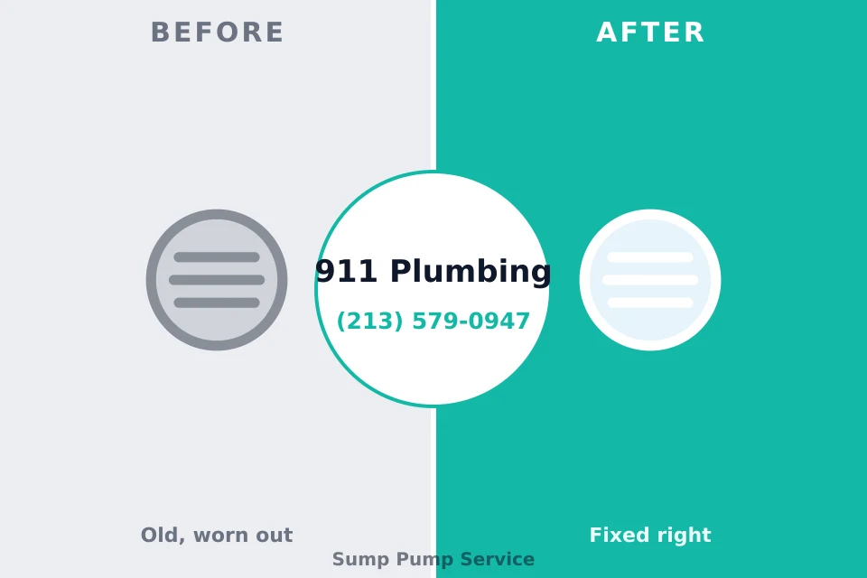 Before and after: plumbing company Hunter, TN